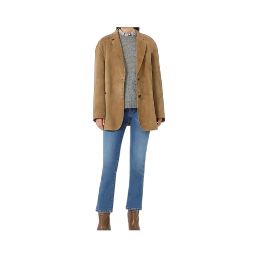 Oversized Suede Blazer