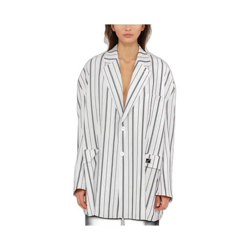 Striped Detail Casual Jacket