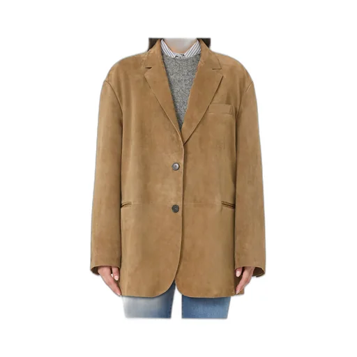 Oversized Suede Blazer
