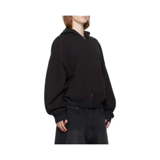 Embroidered-Logo Hooded Jacket
