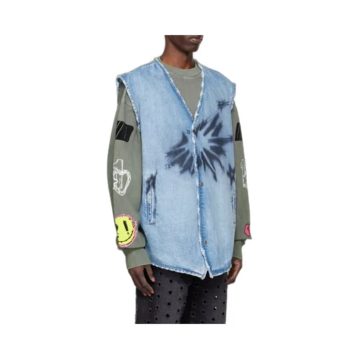 V-Neck Denim Vest