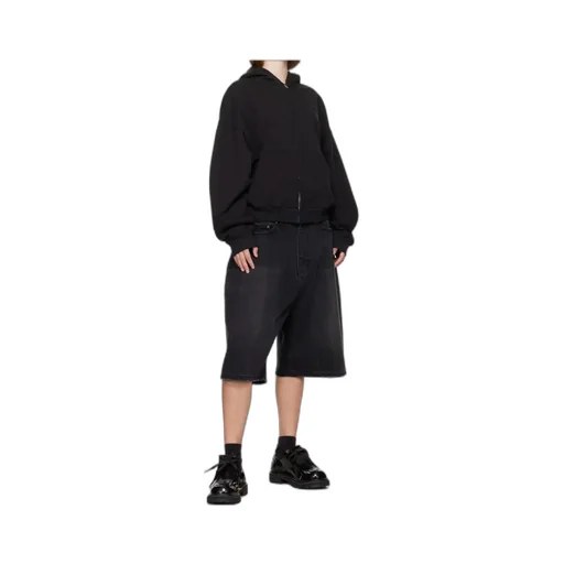 Embroidered-Logo Hooded Jacket
