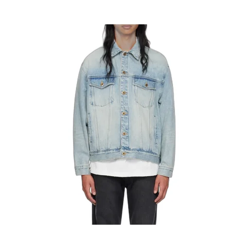 Embroidered Logo Denim Jacket