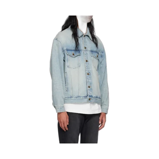 Embroidered Logo Denim Jacket