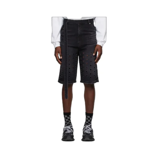 Non-Stretch Denim Shorts
