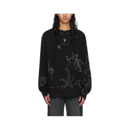Graphic Print Long Sleeve T-Shirt