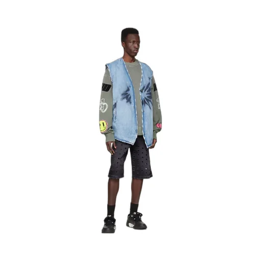 V-Neck Denim Vest