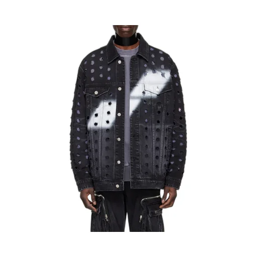 Logo Denim Coat