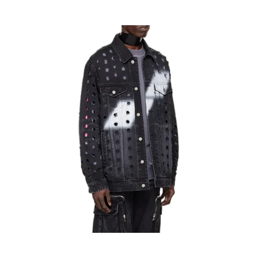 Logo Denim Coat