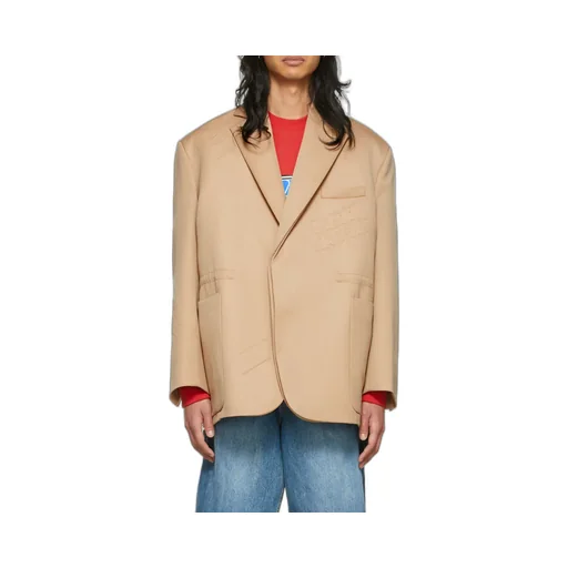 Logo Lapel Blazer