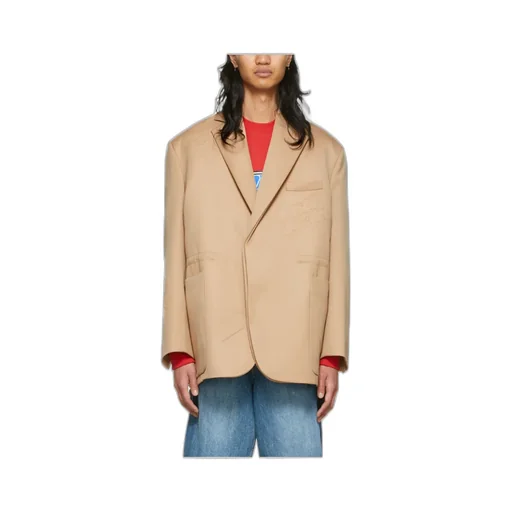 Logo Lapel Blazer