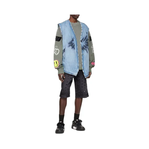 V-Neck Denim Vest