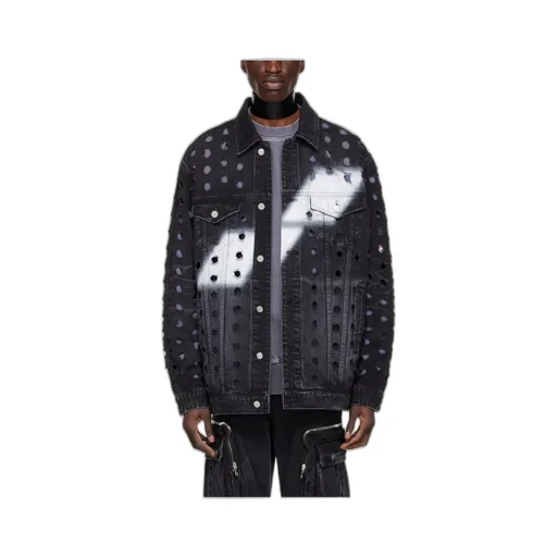 Logo Denim Coat