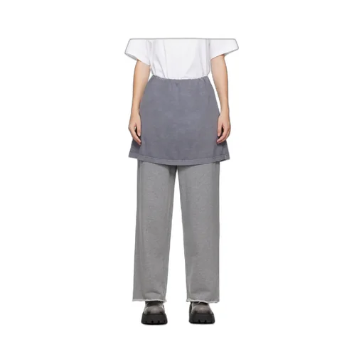 Layered Logo Casual Pants