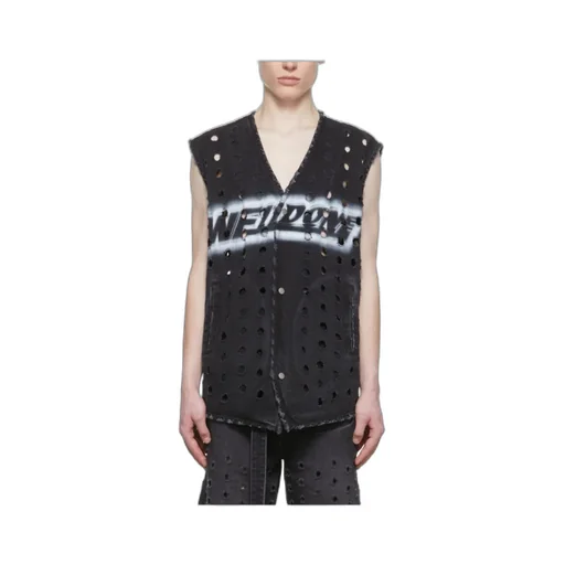 Logo Denim Vest