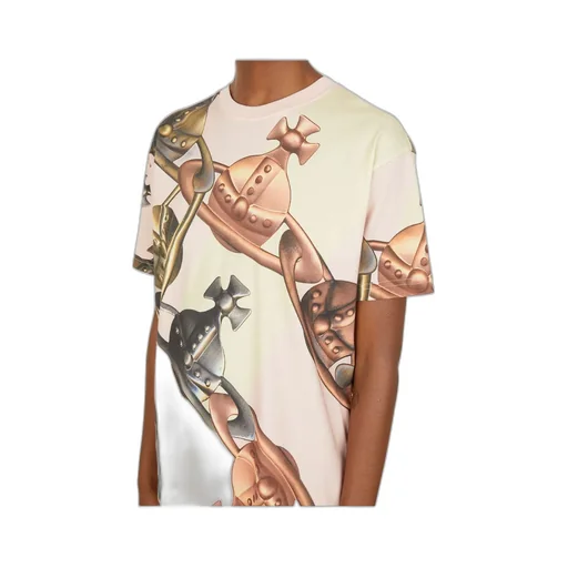 Orb Chain Printed Crewneck T-Shirt