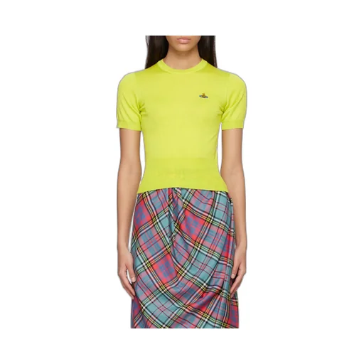 Embroidered-Orb Knit Top