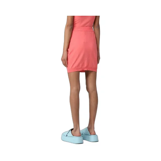 Orb Embroidered Knit Skirt