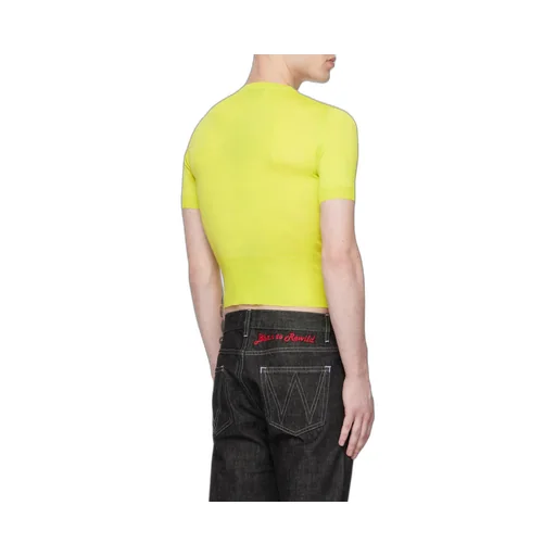 Embroidered-Orb Knit Top