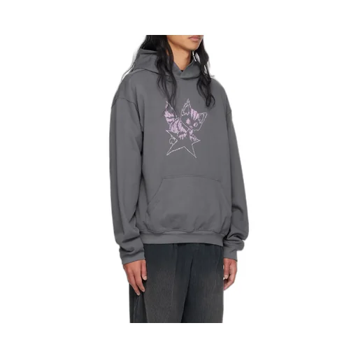 Monster Print Cotton Hoodie
