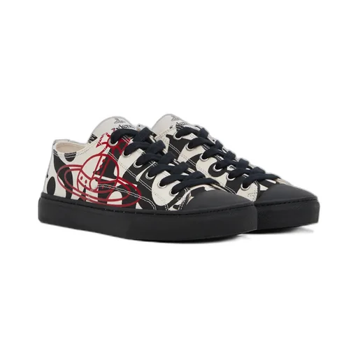 Lace-Up Low-Cut Sneakers
