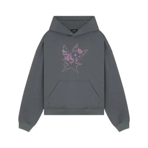 Monster Print Cotton Hoodie