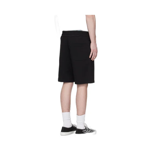 Embroidered-Orb Cotton Shorts