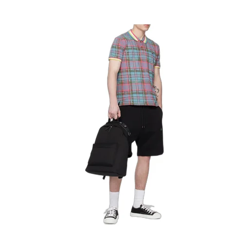 Embroidered-Orb Cotton Shorts