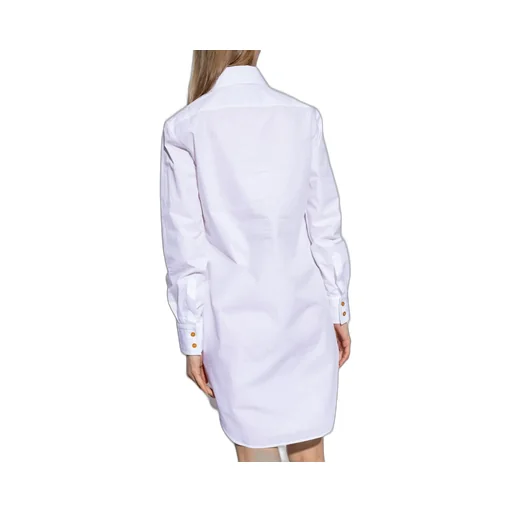 Cut-Out Detail Shirt Dress