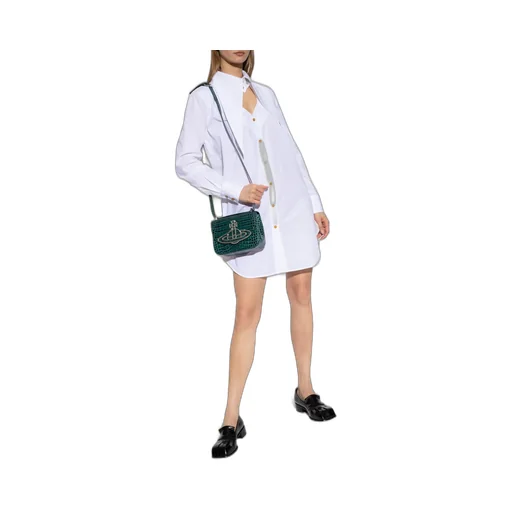 Cut-Out Detail Shirt Dress