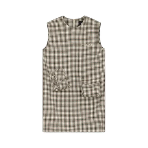 Checked Mini Dress