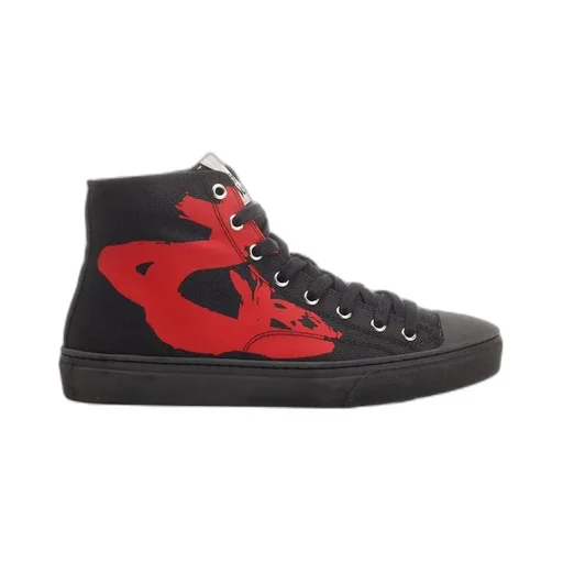 Side-Print High-Top Sneakers