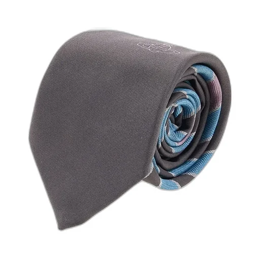 Striped Logo Tie