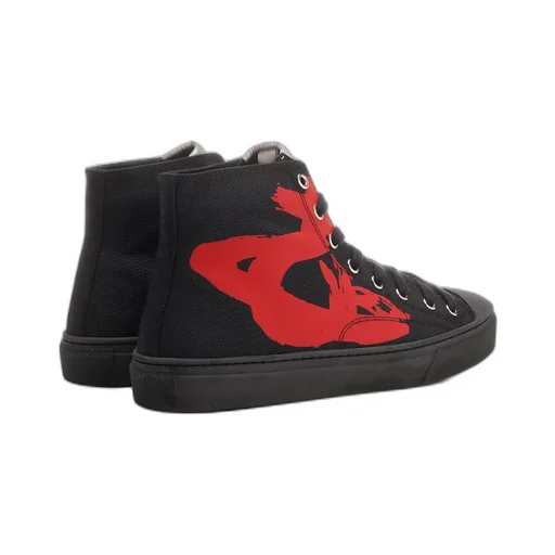 Side-Print High-Top Sneakers