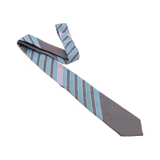 Striped Logo Tie