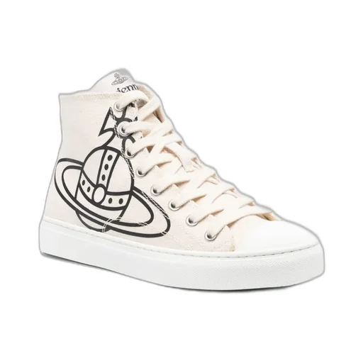Orb-Print High-Top Sneakers