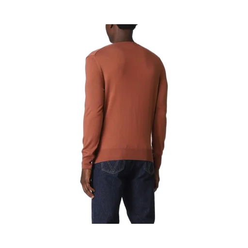Round Collar Long Sleeve Sweater