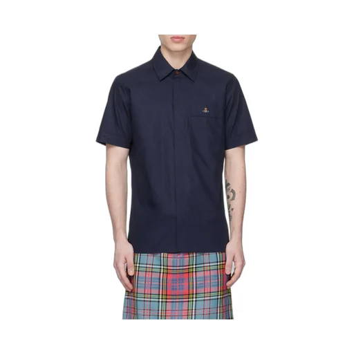 Orb Embroidered Short-Sleeved Shirt