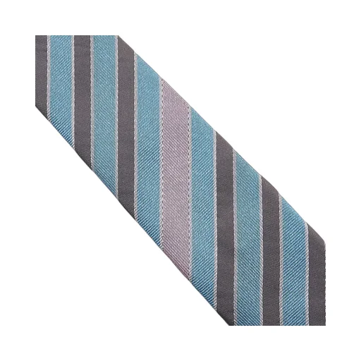Striped Logo Tie