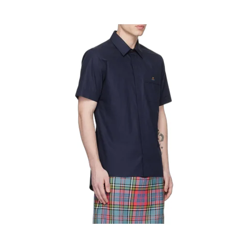 Orb Embroidered Short-Sleeved Shirt