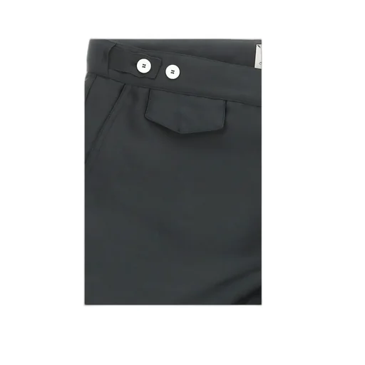 Orb-Embroidered Mid-Rise Bermuda Shorts