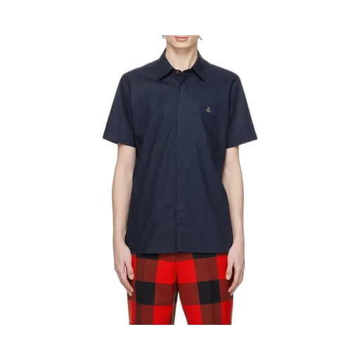 Orb Embroidered Short-Sleeved Shirt