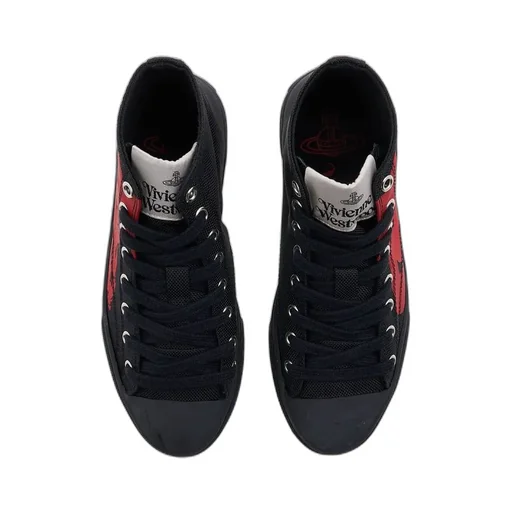 Logo-Print High-Top Sneakers