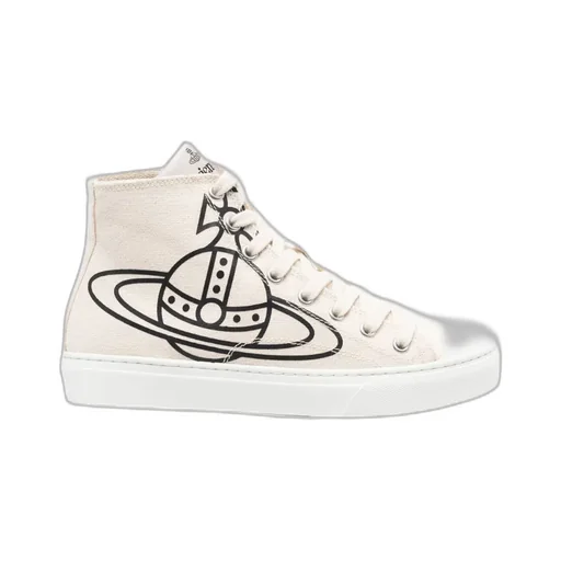 Orb-Print High-Top Sneakers