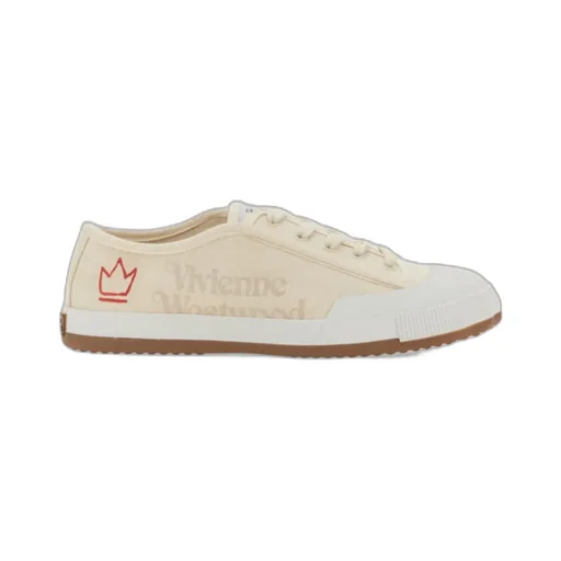 Logo-Printed Lace-Up Sneakers
