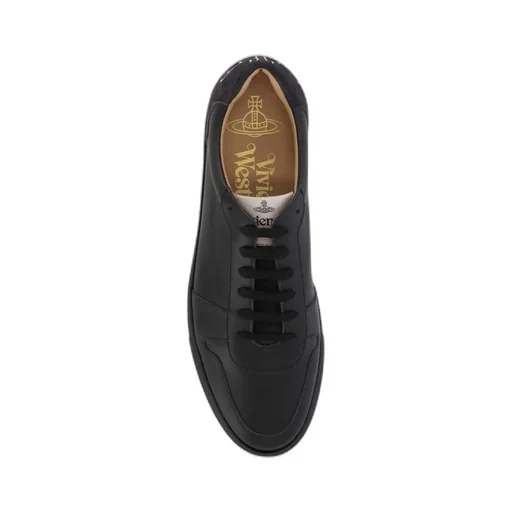 Logo-Print Calf Leather Sneakers