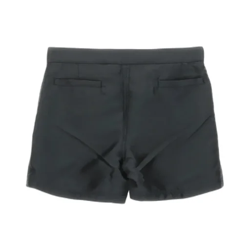 Orb-Embroidered Mid-Rise Bermuda Shorts