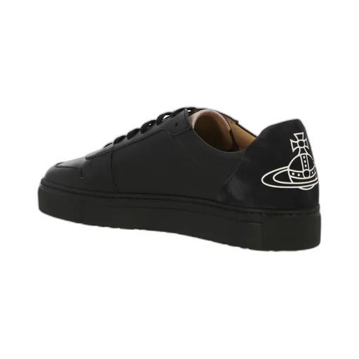 Logo-Print Calf Leather Sneakers