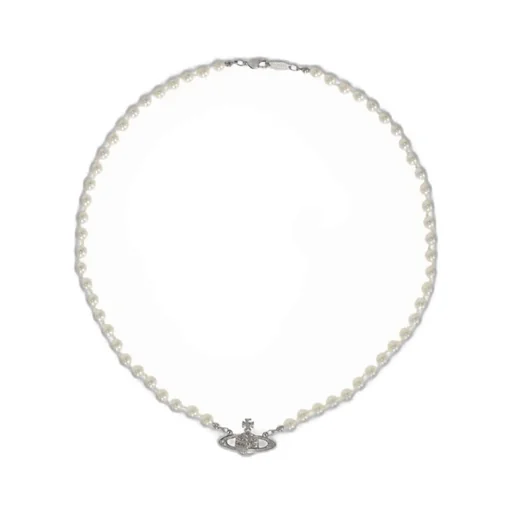Saturn Pendant Beaded Necklace