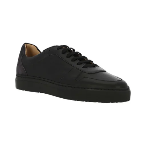 Logo-Print Calf Leather Sneakers